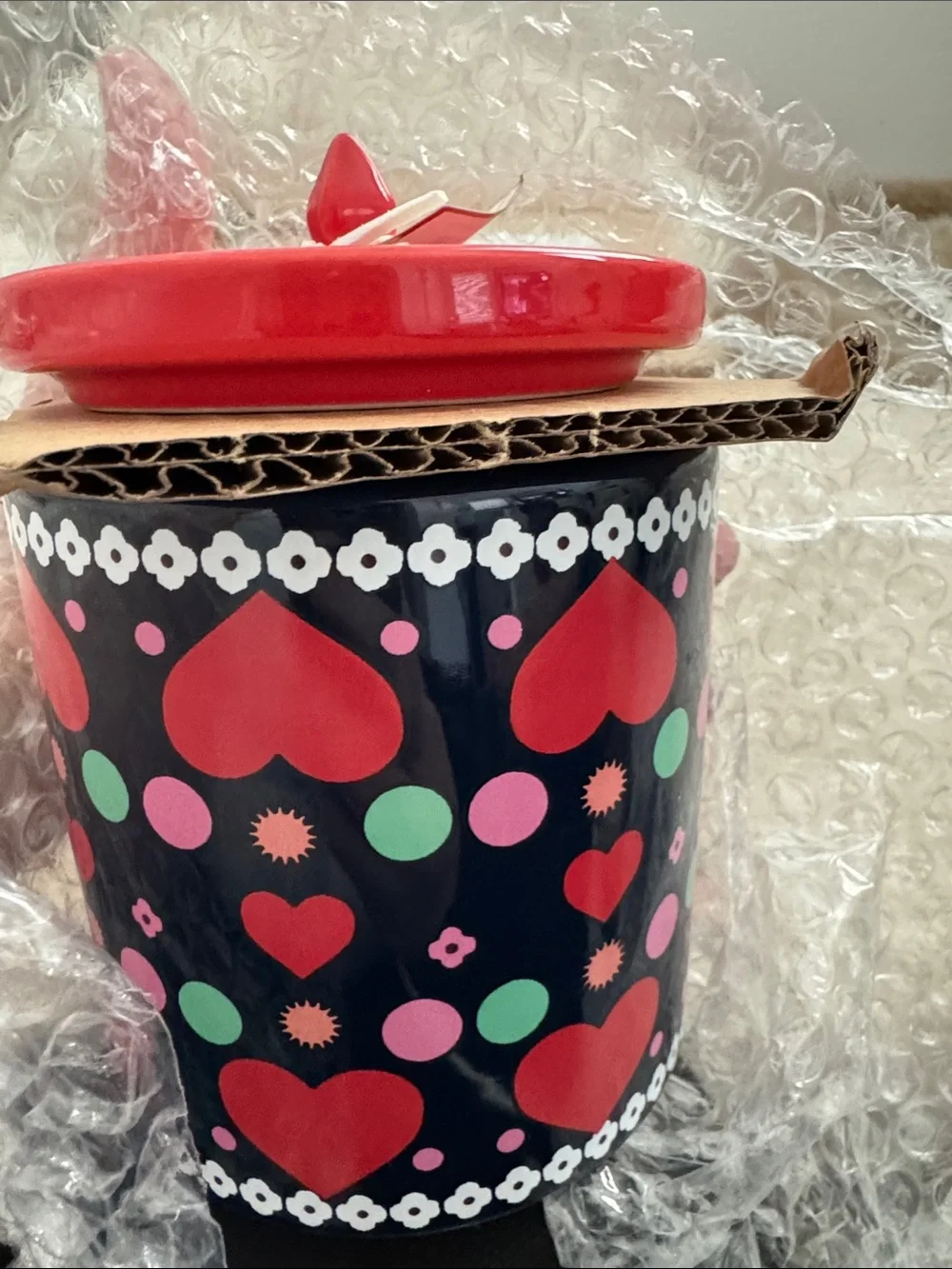 Candle‎ ⭐️Maeve floral pomegranate and sage Plum Blossom Ceramic